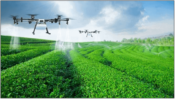 Drone tech in agricultural