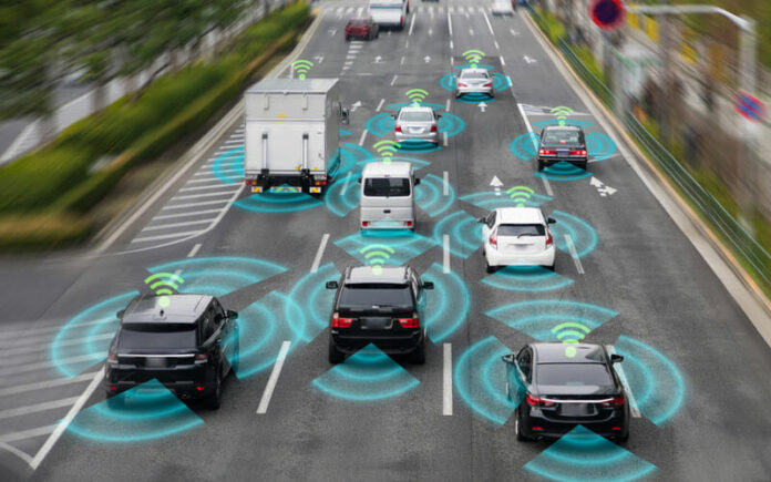 Wireless communication network of vehicles - SIPMM