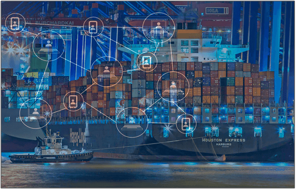 Blockchain smart ports