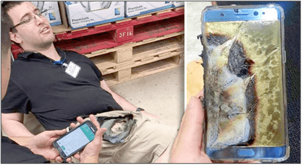 smartphone explodes 1