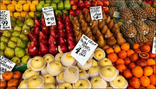 Fresh fruits